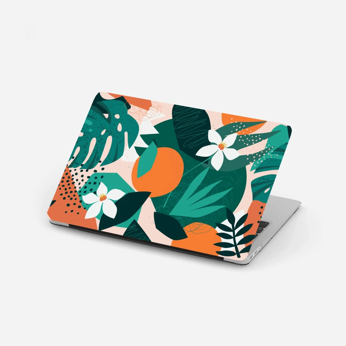 Laptop-Aufkleber tropische blätter und zitrus illustration – Wallnifity® Laptop-Aufkleber tropische blätter und zitrus illustration – Wallnifity®