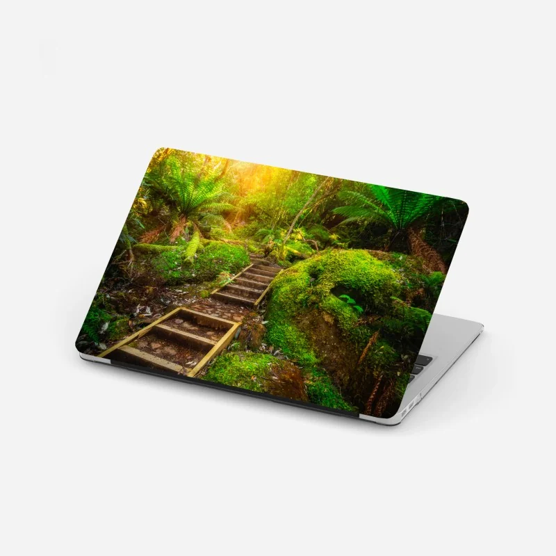 Laptop-Aufkleber Manhattan brücke in urbaner perspektive – Wallnifity®