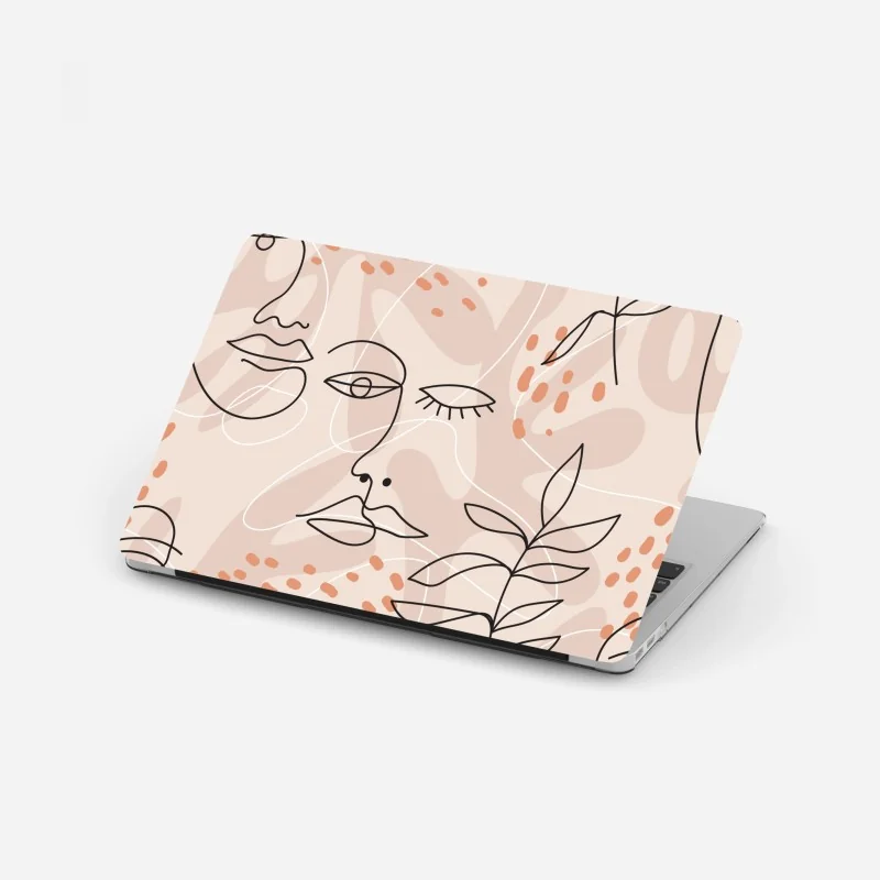 Laptop-Aufkleber panoramablick auf den wasserfall Gullfoss – Wallnifity®