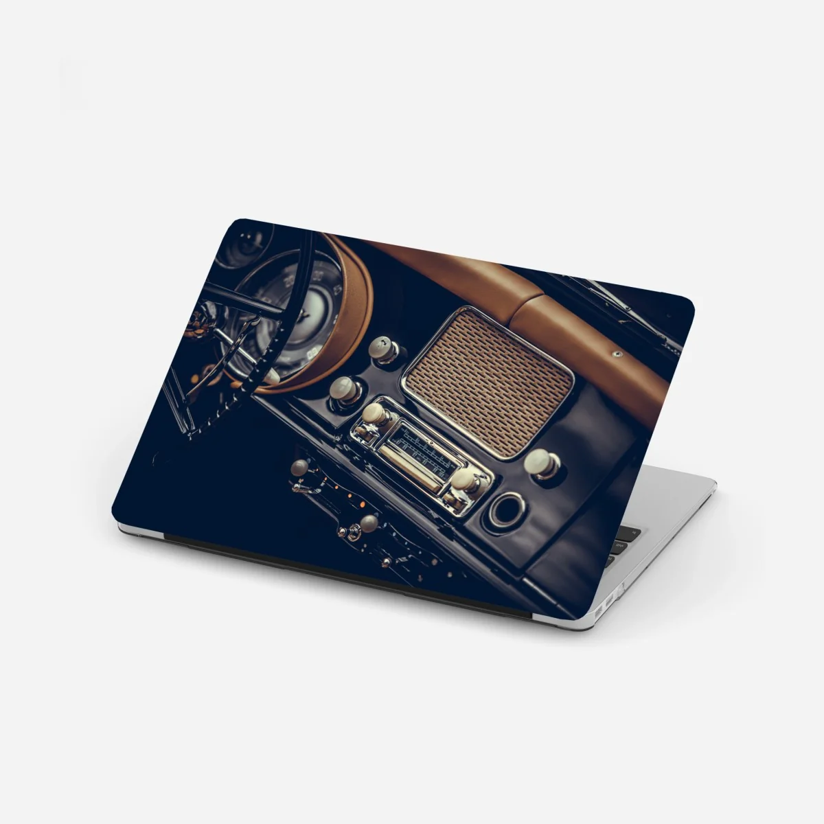 Laptop-Aufkleber vintage armaturenbrett nahaufnahme – Wallnifity® Laptop-Aufkleber vintage armaturenbrett nahaufnahme – Wallnifity®