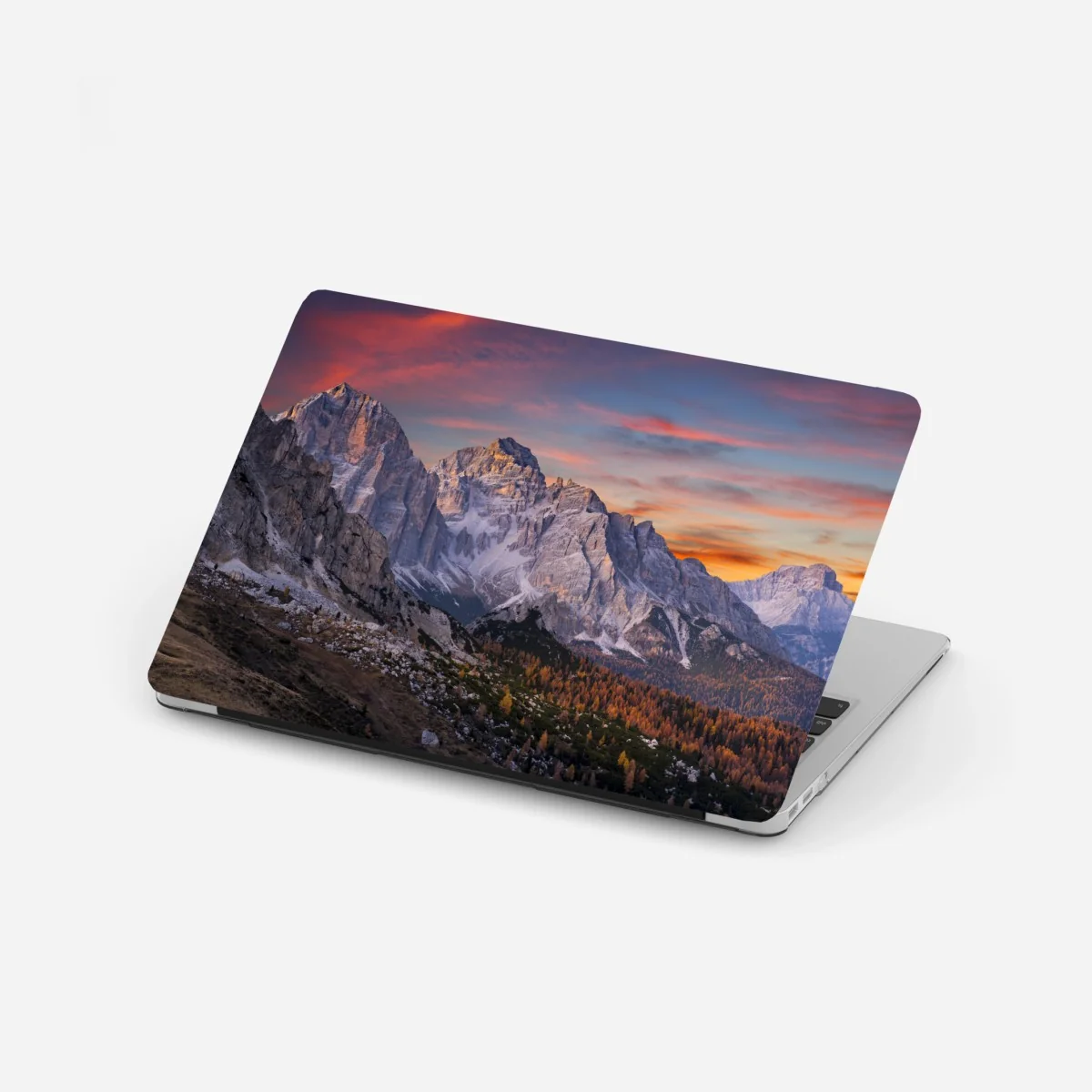 Laptop-Aufkleber majestätischer herbstlicher sonnenuntergang in den bergen – Wallnifity® Laptop-Aufkleber majestätischer herbstlicher sonnenuntergang in den bergen – Wallnifity®