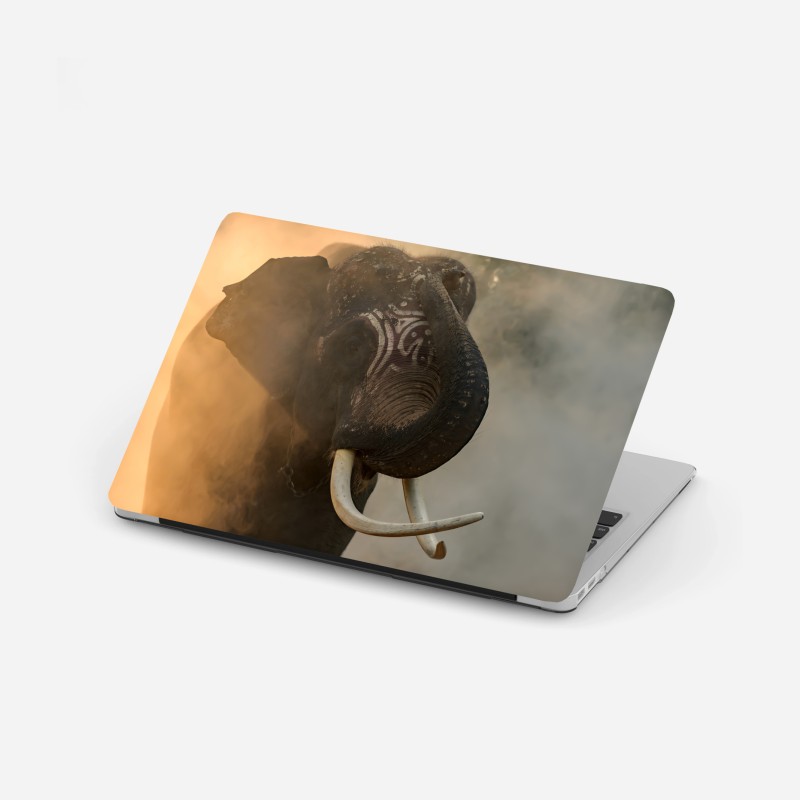 Laptop-Aufkleber schwarzer marmor mit weißen adern – Wallnifity®