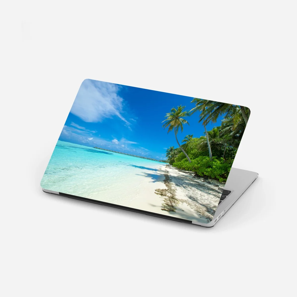 Laptop-Aufkleber tropischer strand auf den Malediven – Wallnifity®
