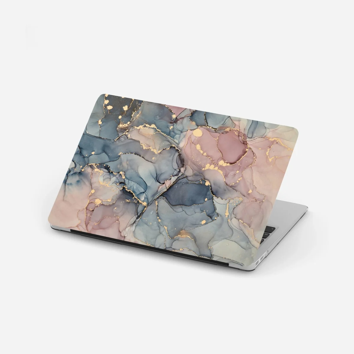 Laptop-Aufkleber zarte pastell-flüssigmarmor mit goldadern – Wallnifity® Laptop-Aufkleber zarte pastell-flüssigmarmor mit goldadern – Wallnifity®