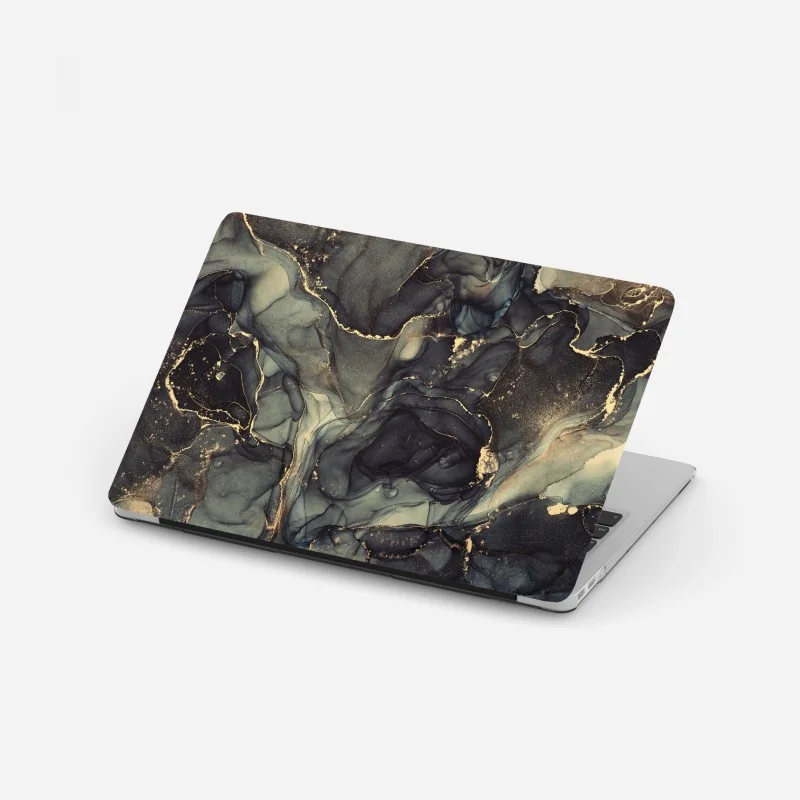 Laptop-Aufkleber luftige wolkenlandschaft im soften blau – Wallnifity®