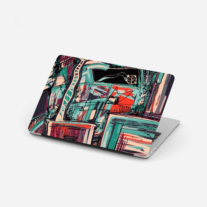 Laptop-Aufkleber St. Louis skyline bei dämmerung – Wallnifity®