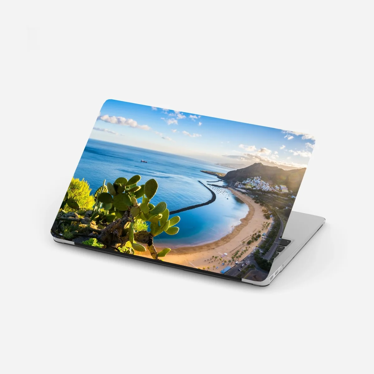 Laptop-Aufkleber sonniger strand Las Teresitas panorama – Wallnifity® Laptop-Aufkleber sonniger strand Las Teresitas panorama – Wallnifity®