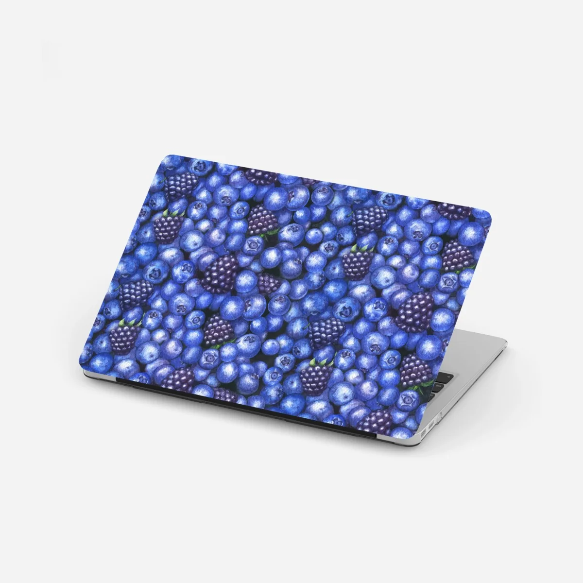 Laptop-Aufkleber aquarellmuster mit blaubeeren und brombeeren – Wallnifity® Laptop-Aufkleber aquarellmuster mit blaubeeren und brombeeren – Wallnifity®