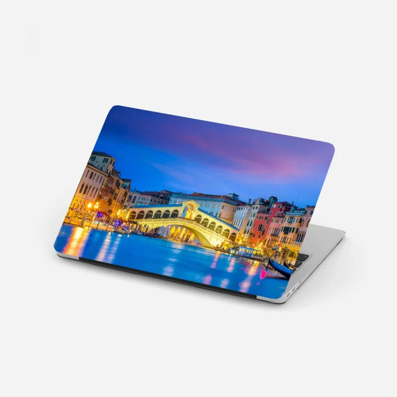 Laptop-Aufkleber goldenes wellenmuster wanddeko – Wallnifity®