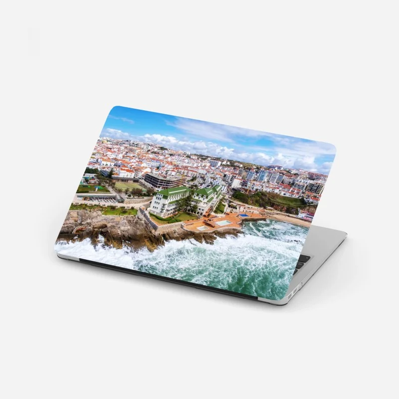 Laptop-Aufkleber buntes graffiti-mural mit träumendem kind – Wallnifity®