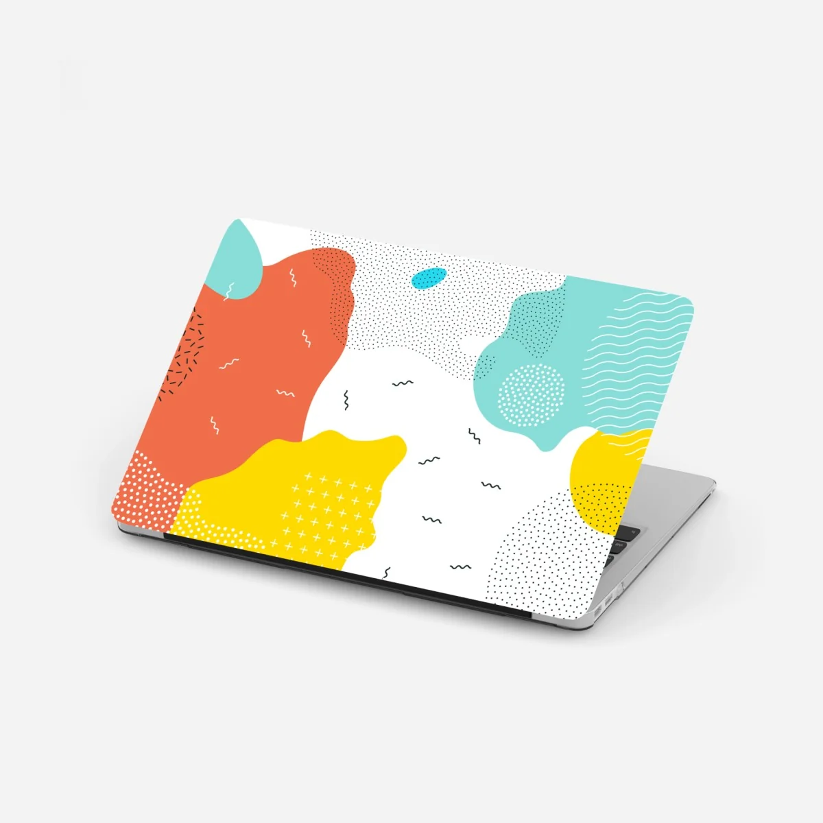 Laptop-Aufkleber verspielte abstrakte formen in lebendigen farben – Wallnifity® Laptop-Aufkleber verspielte abstrakte formen in lebendigen farben – Wallnifity®