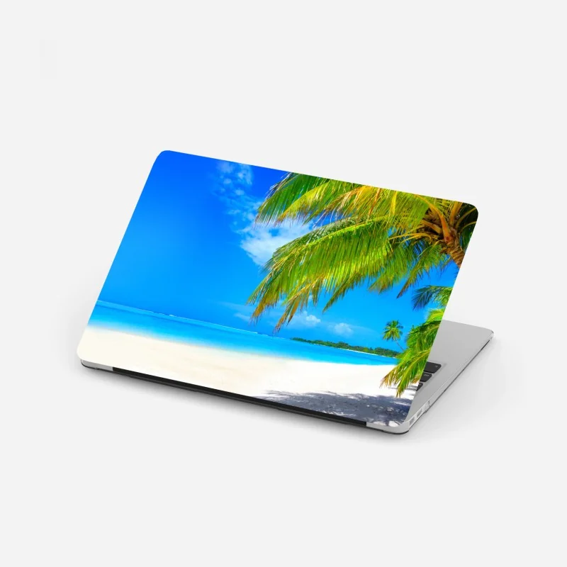 Laptop-Aufkleber lebhafte türkis abstrakte autokomposition – Wallnifity®