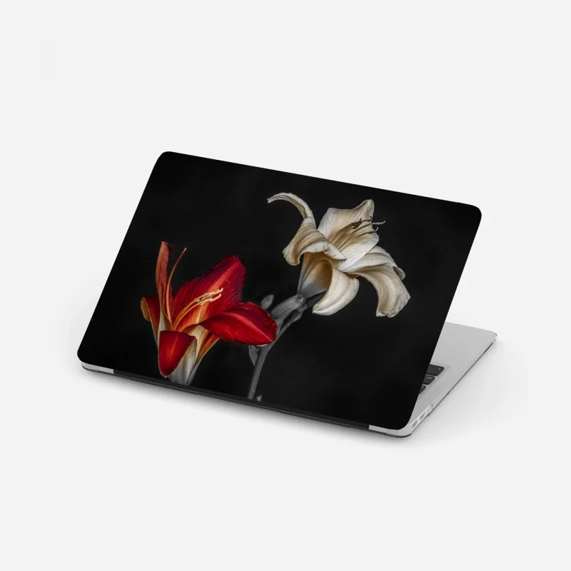 Laptop-Aufkleber vintage aquarell leopard im tropischen dschungel – Wallnifity®