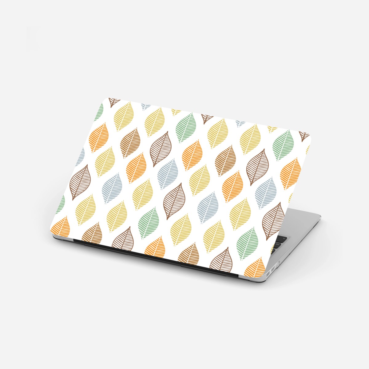 Laptop-Aufkleber pastelliges blättermuster für die wand – Wallnifity® Laptop-Aufkleber pastelliges blättermuster für die wand – Wallnifity®