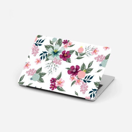 Laptop-Aufkleber pastell blumenmuster – Wallnifity®