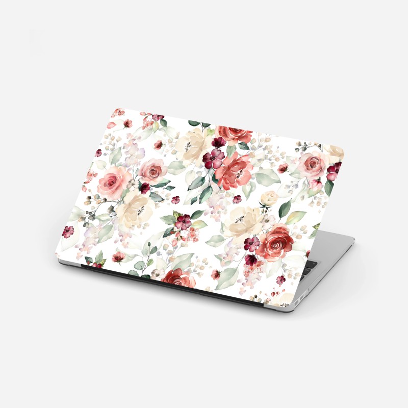 Laptop-Aufkleber botanisches zitronenmuster – Wallnifity®