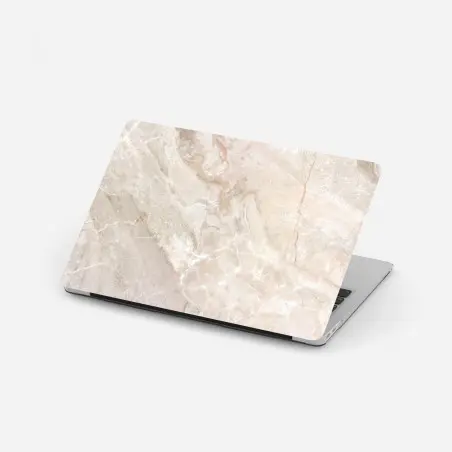 Laptop-Aufkleber beige marmorstruktur – Wallnifity®