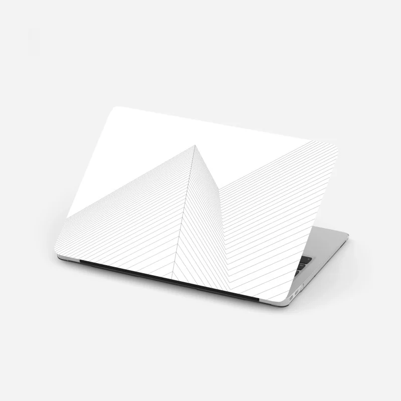 Laptop-Aufkleber geometrische architekturlinien
