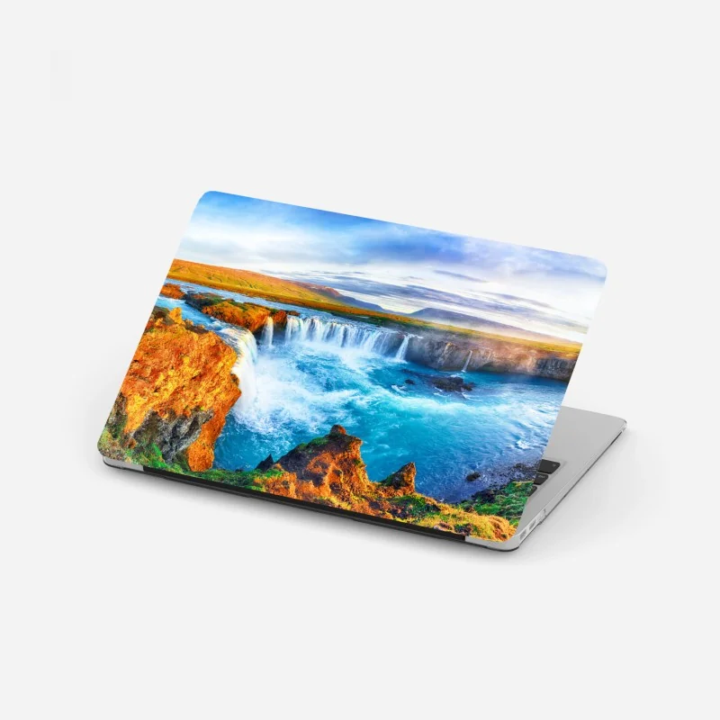 Laptop-Aufkleber zarte pastellblumen in aquarell – Wallnifity®