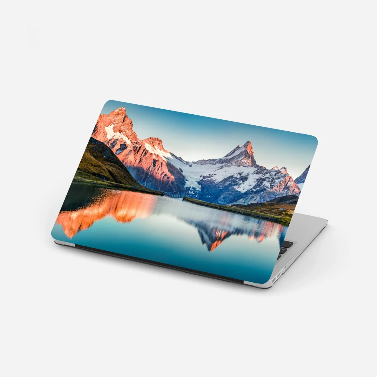 Laptop-Aufkleber sonnenuntergangsreflexionen am Bachalpsee, Schweiz – Wallnifity® Laptop-Aufkleber sonnenuntergangsreflexionen am Bachalpsee, Schweiz – Wallnifity®