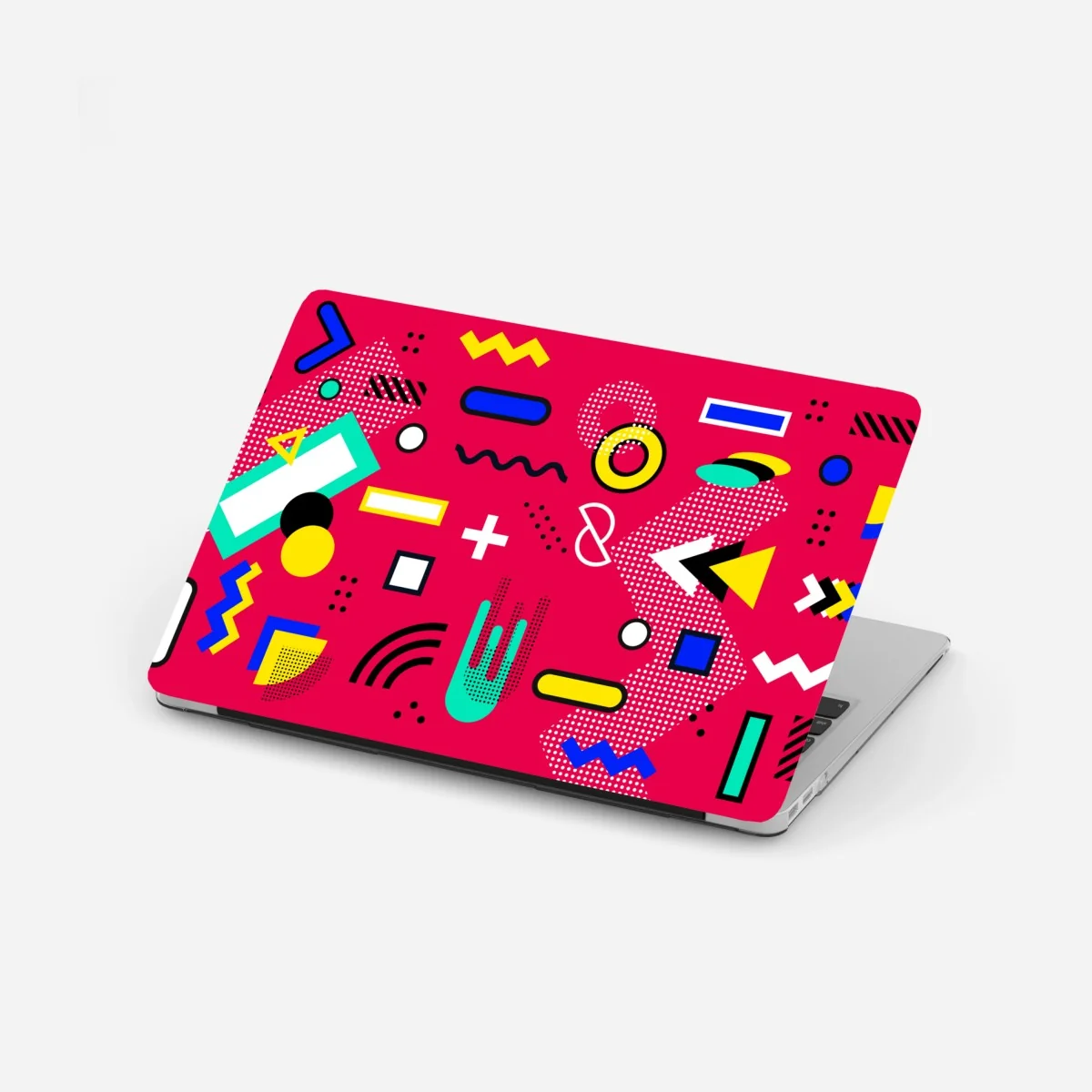 Laptop-Aufkleber lebhaftes geometrisches pop-muster – Wallnifity® Laptop-Aufkleber lebhaftes geometrisches pop-muster – Wallnifity®