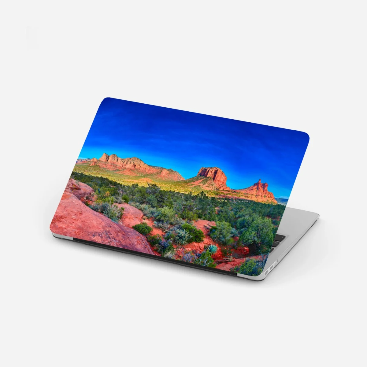 Laptop-Aufkleber panoramablick auf Bell Rock und Courthouse Butte, Sedona – Wallnifity® Laptop-Aufkleber panoramablick auf Bell Rock und Courthouse Butte, Sedona – Wallnifity®