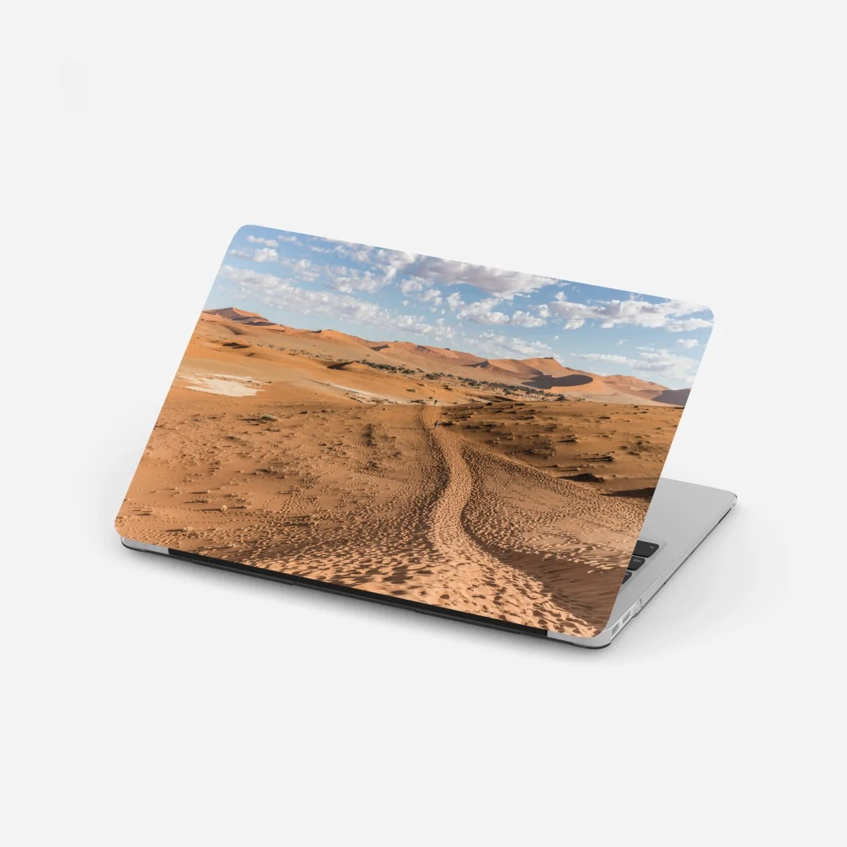 Laptop-Aufkleber weite wüstendünen unter blauem himmel – Wallnifity® Laptop-Aufkleber weite wüstendünen unter blauem himmel – Wallnifity®