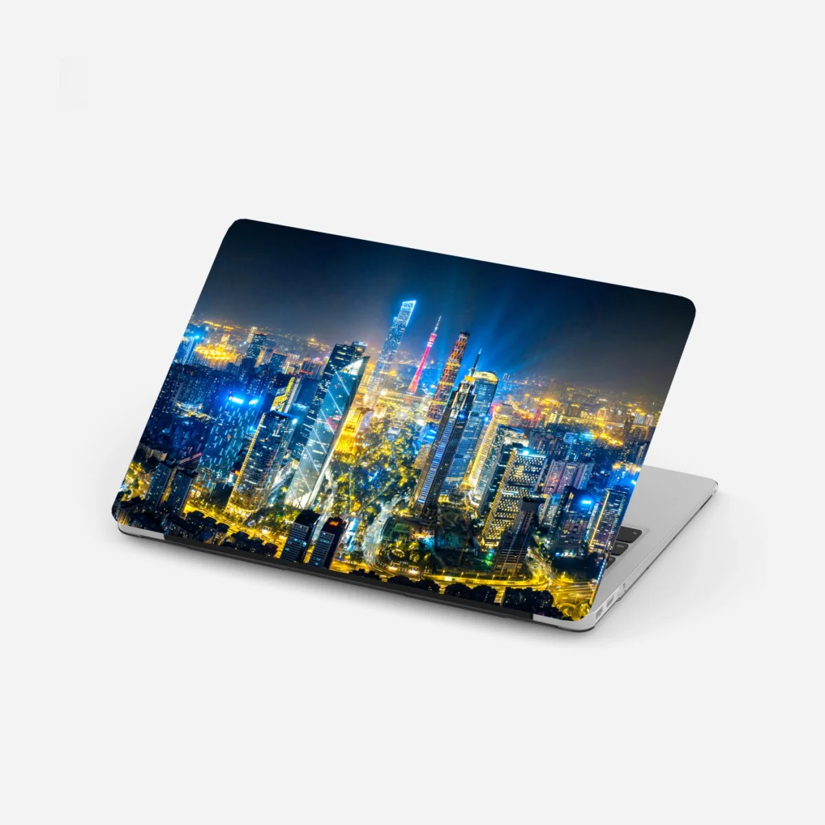 Laptop-Aufkleber nachtpanorama skyline Guangzhou – Wallnifity®