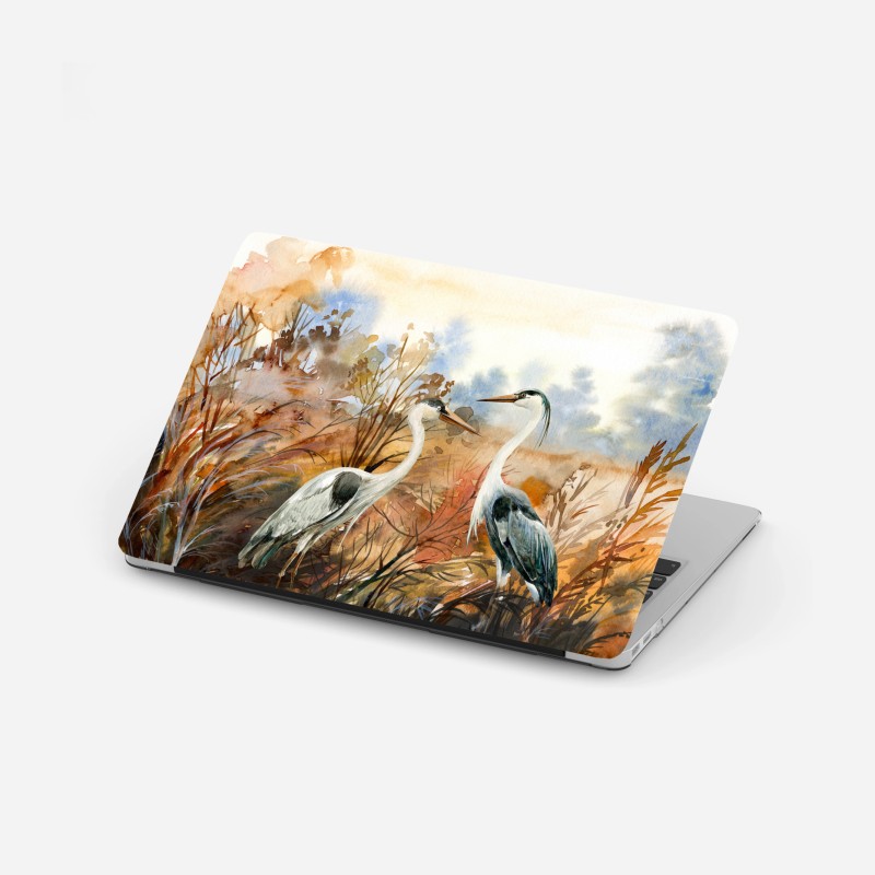 Laptop-Aufkleber zarte pastellblumen in aquarell – Wallnifity®