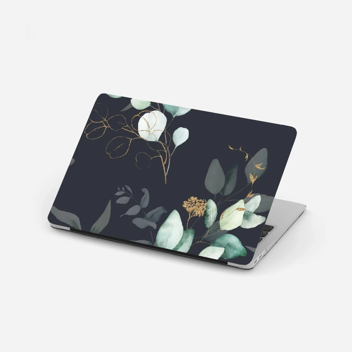 Laptop-Aufkleber eukalyptus aquarellblätter auf dunklem hintergrund – Wallnifity® Laptop-Aufkleber eukalyptus aquarellblätter auf dunklem hintergrund – Wallnifity®