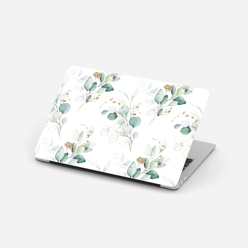 Laptop-Aufkleber üppige moosbedeckte ziegelwand – Wallnifity®