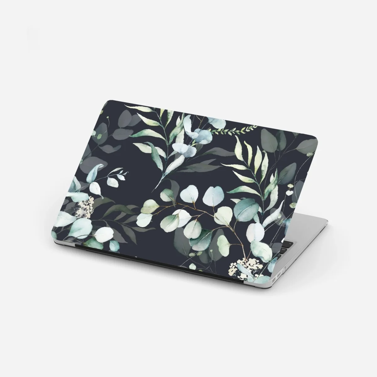 Laptop-Aufkleber eukalyptus aquarell botanisches muster auf dunklem hintergrund – Wallnifity® Laptop-Aufkleber eukalyptus aquarell botanisches muster auf dunklem hintergrund – Wallnifity®