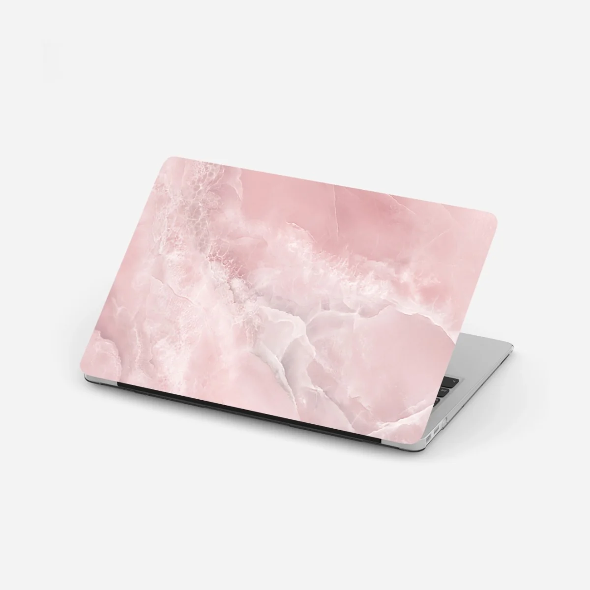 Laptop-Aufkleber zarte rosa marmortextur – Wallnifity®