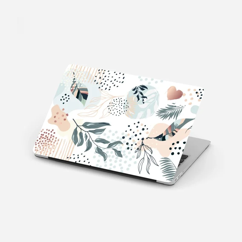 Laptop-Aufkleber sonnenaufgang über der sommerwiese – Wallnifity®