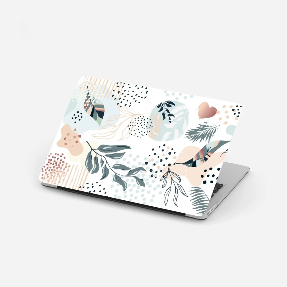 Laptop-Aufkleber pastellfarbenes botanisches abstraktes muster – Wallnifity® Laptop-Aufkleber pastellfarbenes botanisches abstraktes muster – Wallnifity®