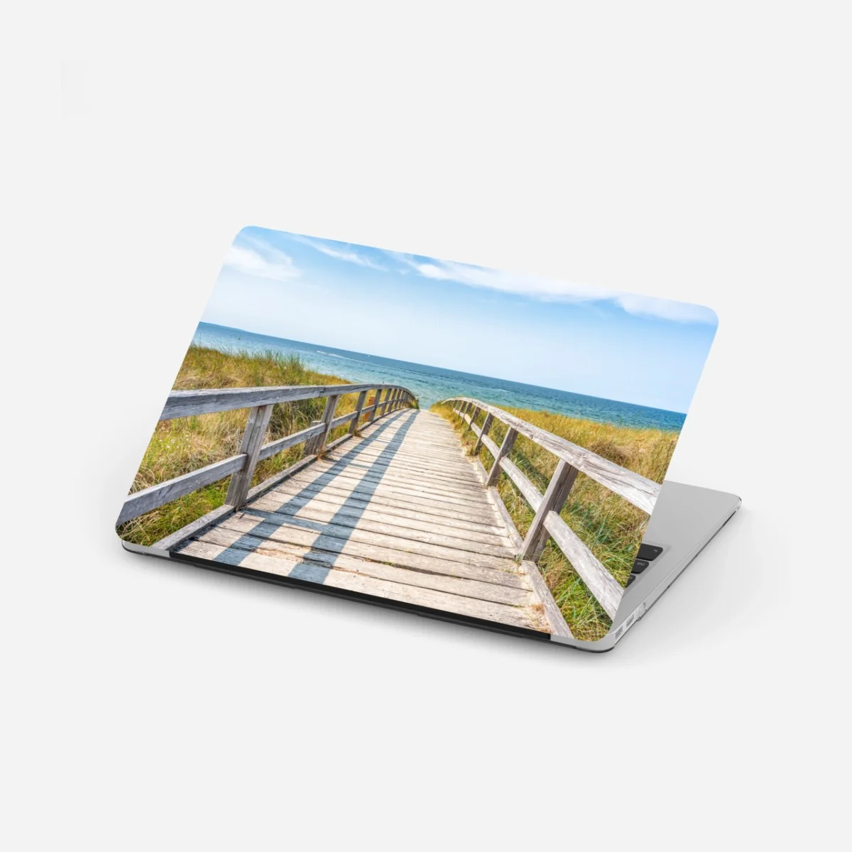 Laptop-Aufkleber steg zum meer – Wallnifity®