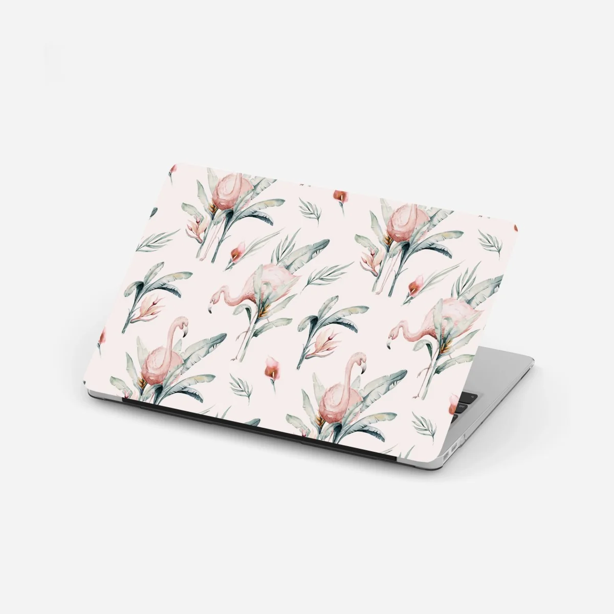 Laptop-Aufkleber aquarell flamingo tropisches muster – Wallnifity® Laptop-Aufkleber aquarell flamingo tropisches muster – Wallnifity®