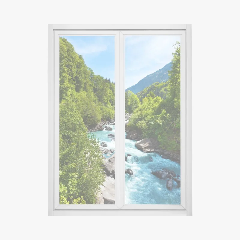 Fensteraufkleber Manhattan skyline in schwarzweiß – Wallnifity®