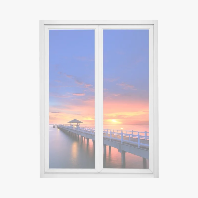 Fensteraufkleber neon marmorierte abstrakte wandgrafik – Wallnifity®