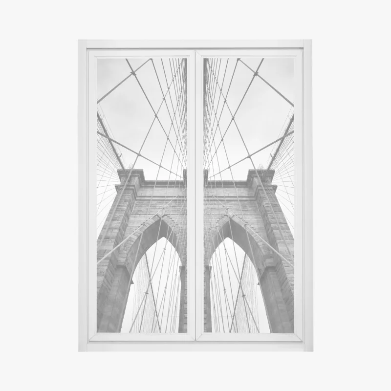 Fensteraufkleber eukalyptus aquarell muster in grüntönen – Wallnifity®