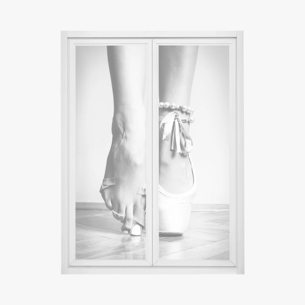 Fensteraufkleber ballettspitze in anmut – Wallnifity®