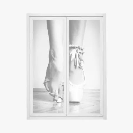 Fensteraufkleber ballettspitze in anmut – Wallnifity®