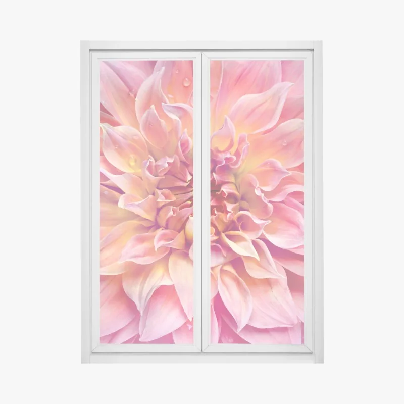 Fensteraufkleber orientalisches baummuster mit blättern – Wallnifity®