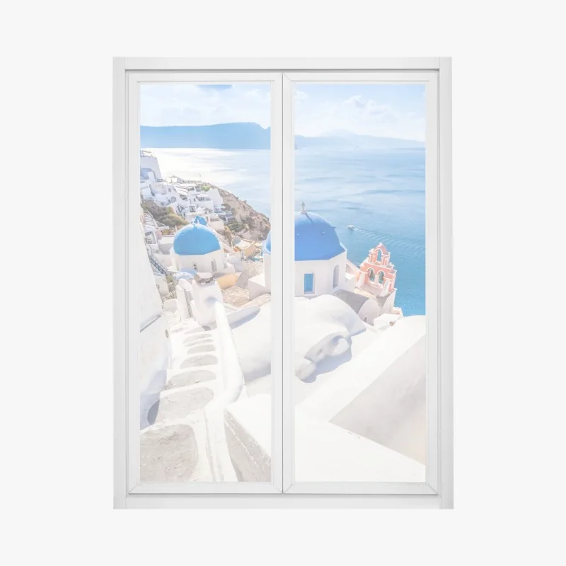 Fensteraufkleber orientalisches baummuster mit blättern – Wallnifity®