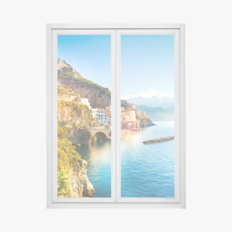 Fensteraufkleber sonnige Amalfiküste