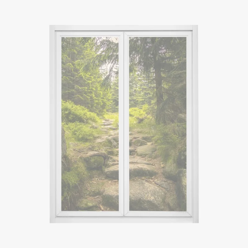 Fensteraufkleber zarte lotus-linienzeichnung – Wallnifity®