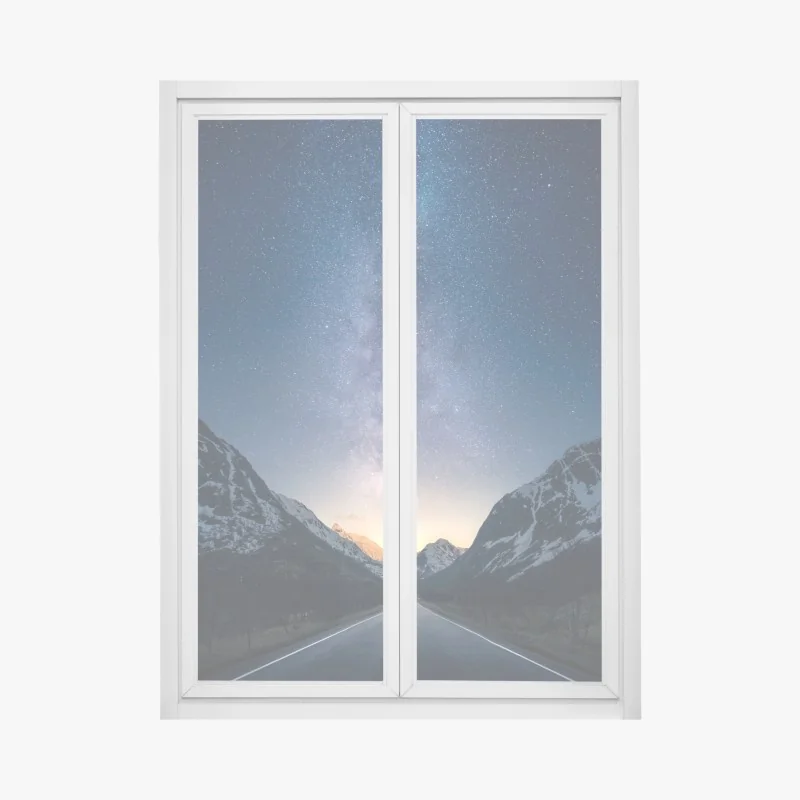 Fensteraufkleber handgezeichnetes pastell-früchtemuster – Wallnifity®