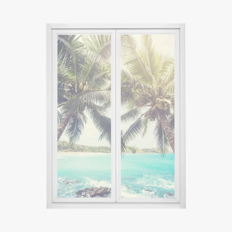 Fensteraufkleber goldenes blattmuster nahtloses design – Wallnifity®