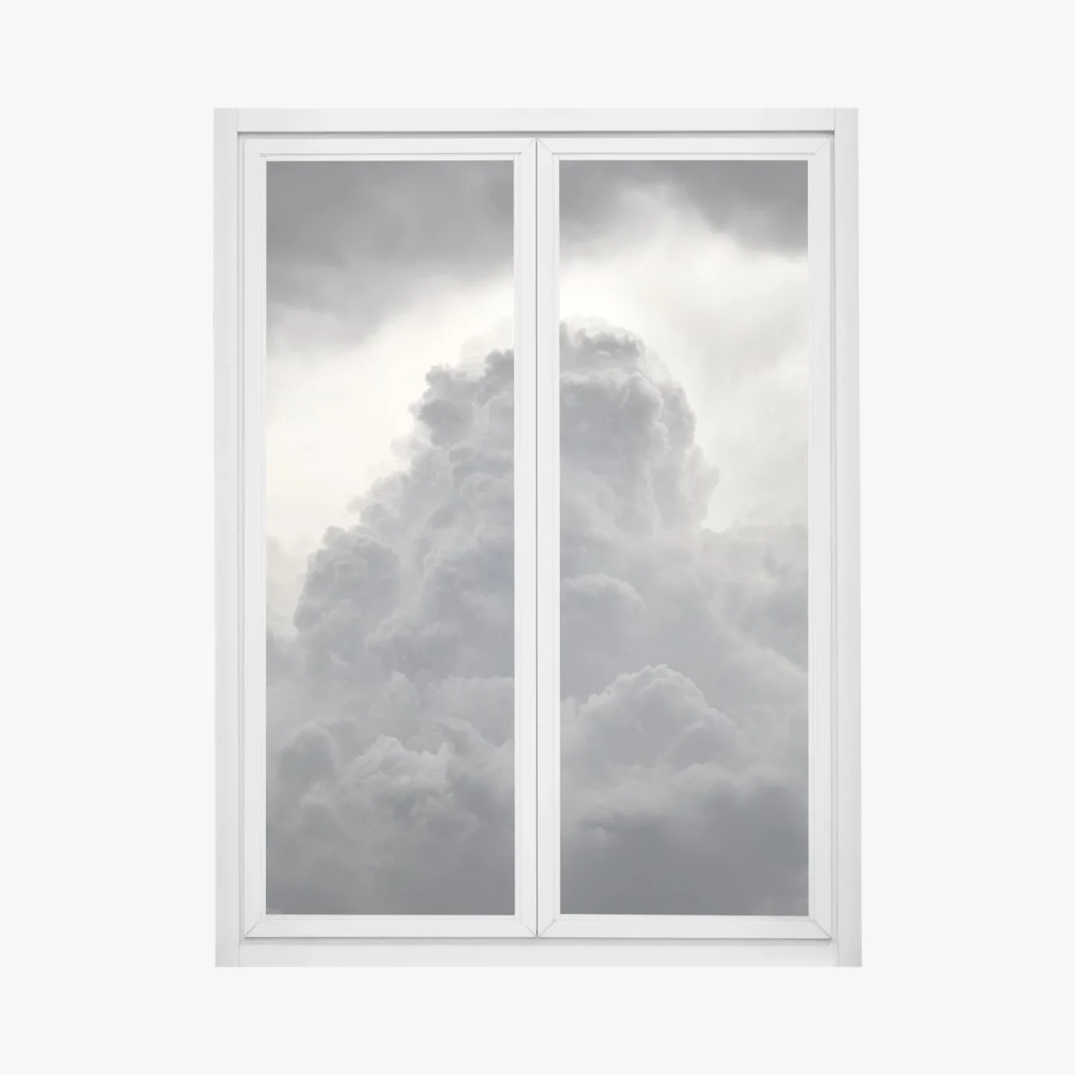 Fensteraufkleber dramatische graue wolkenlandschaft – Wallnifity® Fensteraufkleber dramatische graue wolkenlandschaft – Wallnifity®