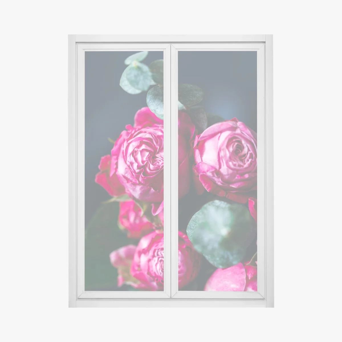 Fensteraufkleber rosenbouquet makroaufnahme – Wallnifity® Fensteraufkleber rosenbouquet makroaufnahme – Wallnifity®